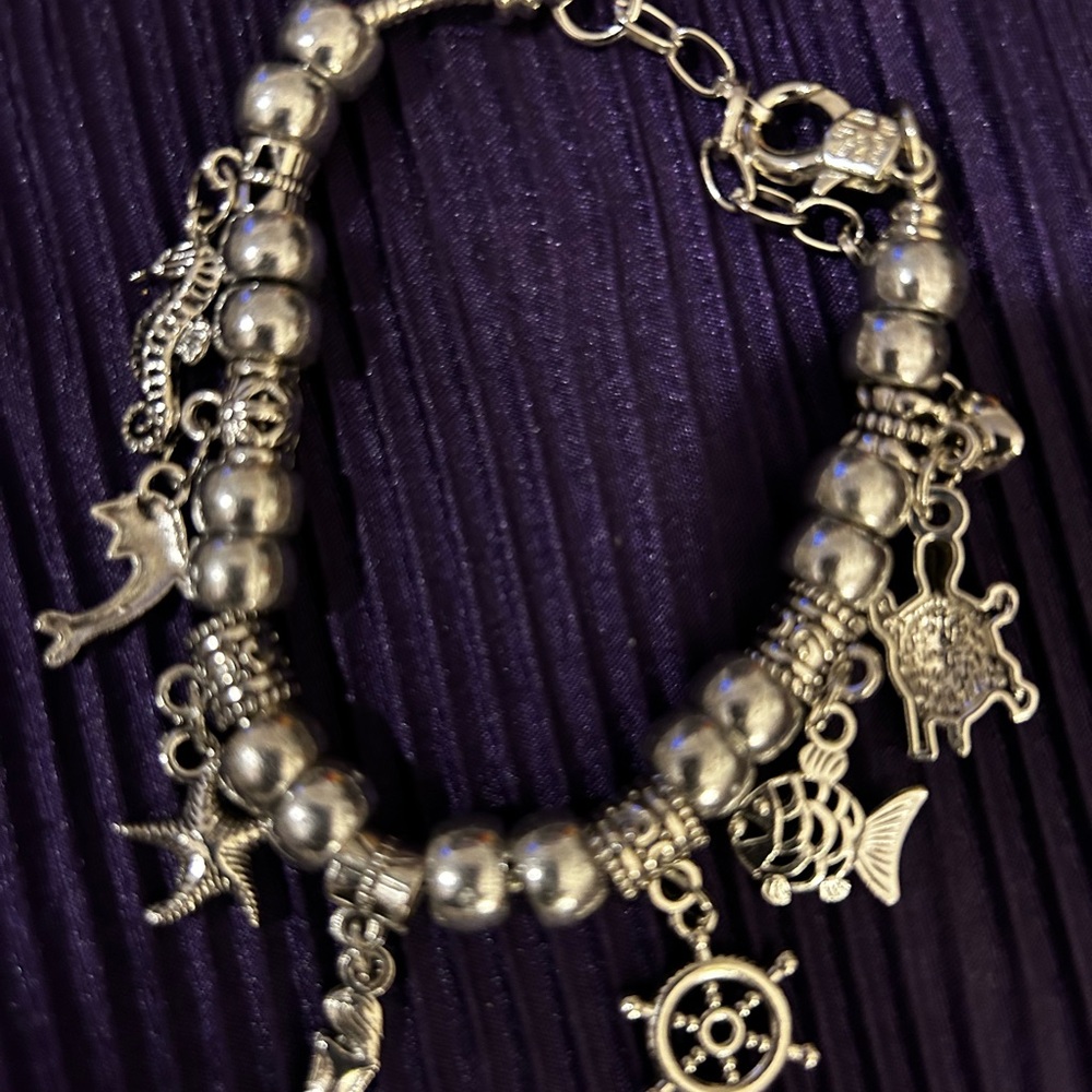 Silver Charm Bracelet